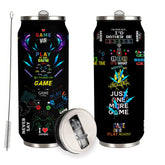 YOPIGOT Gamer Tumbler with clear lid for leak-free travel and visibility