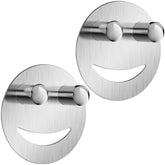 Yoshiky smiley-face sponge holder with suction cup keeps sponges accessible and dry