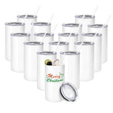 YOUKE OLA 12oz sublimation tumbler in white, ideal for custom designs and gifts