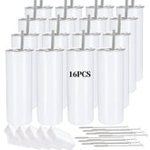 YOUKE OLA skinny 20oz straight tumbler blank for full-wrap sublimation designs.