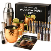 Your Dream Party Shop Moscow Mule Kit with two copper mugs for premium chills and sleek presentation