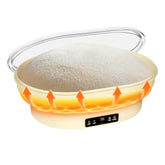 YSZZYSM 2L heating sourdough proofing basket with precise temperature control for reliable rise.