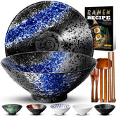 YTLEMON 8-inch ramen bowls set for generous portions and clean presentation