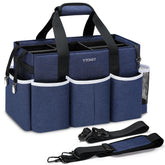 Ytonet wearable cleaning caddy bag demonstrates large capacity for organizing supplies.