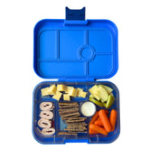 Yumbox Original Surf Blue Rocket lid and latch for leakproof lunches.