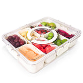 YUMUN Snackle Box with clear tray for quick snack selection and presentation.