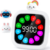 Yunbaoit digital visual timer for kids with dolls enhances focus during study or chores