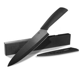 YUSOTAN 8-inch ceramic chef knife blade close-up for precise slicing.
