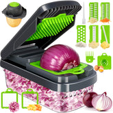 Yusshn vegetable chopper top view for quick, precise prep