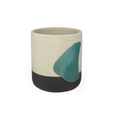 YY Vertical Climbing Mug Evo blue front view shows integrated hold for sipping and grip training