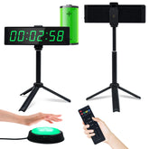 YZ Gym Timer Clock front view with large LED digits for easy reading.