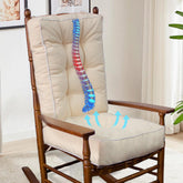YZ HOME rocking chair seat cushion 17x17x5 provides ergonomic support for comfy seating