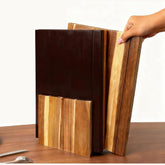 YZJSGOOD book cutting board set 3 with labeled sections for safe prep.