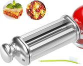ZACME pasta roller attachment ready for KitchenAid for smooth pasta sheets