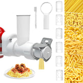 ZACME pasta maker attachment spaghetti outlet for KitchenAid creates fresh spaghetti quickly