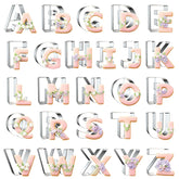 ZADE alphabet cookie cutters in packaging, ready for gifting and storage.