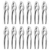 ZAUGONTW crab crackers 12-piece set; compact tools for easy shell cracking.
