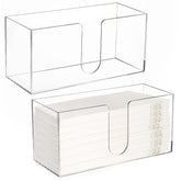ZAVOOS acrylic towel holder front view, easy grab