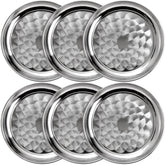 ZEAYEA six-pack trays with swirl pattern for stylish 12-inch bar service.