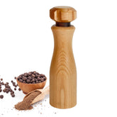 Zeikiwe wooden pepper grinder with gear knob for a secure grip and smooth grinding.