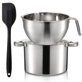 ZENFUN melting pot 1.8qt for smooth chocolate melting with even heat.
