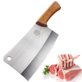 ZENG JIA DAO meat cleaver 7-inch blade edge for precise chopping in home kitchens.