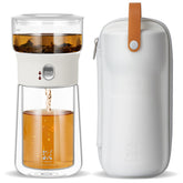 ZENS glass teapot with infusion for aromatic loose-leaf tea