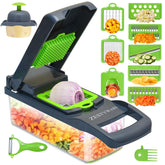 ZESTYWARE vegetable chopper assembly with blades and container for quick meal prep.