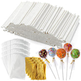 ZHBDMGK 1200pcs white cake pop sticks for steady pops and easy assembly.