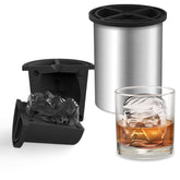 ZHITOP clear ice ball 2-inch for slow cooling and whiskey drinks