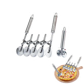 ZHIYUEJING 5-Wheel Pastry Cutter assembly shows durable stainless steel build.