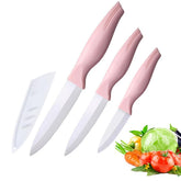 Zhiyun pink ceramic knife set 5-inch vegetable knife for precise chopping