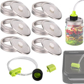 ziHenryDa vacuum seal lids for mason jars provide airtight storage and easy sealing