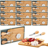 Ziliny square bamboo cheese board, bridal shower prize with rustic finish