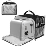 ZIOZERTT toaster cover 2-slice with base on a toaster, full protection from dust