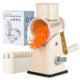 Ziweaye Xilrvna rotary grater with handle for easy shredding