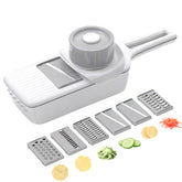ZKIRON Mandoline Slicer with drain box for quick slice-to-storage workflow