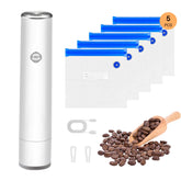 ZKIRON OneTouch vacuum sealer bag usage shows quick, mess-free sealing for fresher leftovers