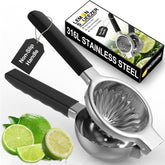 ZNCZHZN premium lemon squeezer in 316L steel showing zero-leaching quality