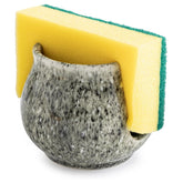Zoeeker ceramic sponge holder keeps sink area tidy and accessible