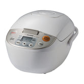 Zojirushi NL-AAC10 front view shows compact rice cooker design for everyday use