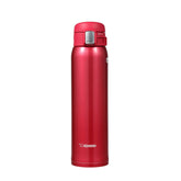Zojirushi SM-SA60RW exterior in clear red, ideal for daily commuting.