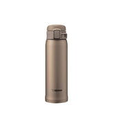 Zojirushi SM-SE48NZ mug front view showing compact stainless design.