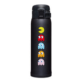 Zojirushi Pac-Man mug front view showcasing 16-ounce capacity for travel use