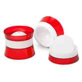 ZOKU ice-sphere mold 2.5-inch red set for slow-melting drinks