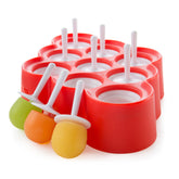 ZOKU mini pop molds tray with nine pops for quick party treats
