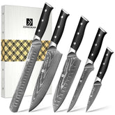 Zongchuan Damascus 8-inch chef knife for precise chopping with an ultra-sharp edge