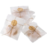 Zonon see-through wax paper bags display cookies clearly for attractive gifting.