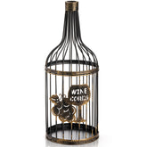 ZOOFOX metal wine cork holder on display, sturdy and stylish for kitchen decor.