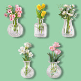 ZOYVUX mini vase fridge flowers display brightens kitchen or office surfaces